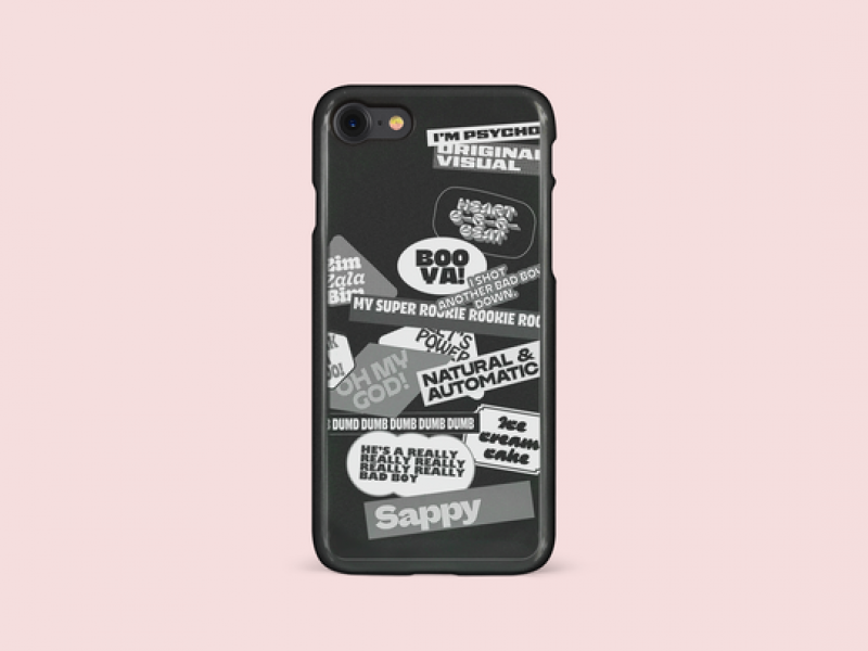 [2D/UVB] Red Velvet Stickers Case Ver. 3