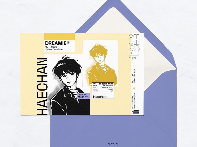 POST CARD NCT DREAM 1ST GEN ENTHUSIASTS HAECHAN