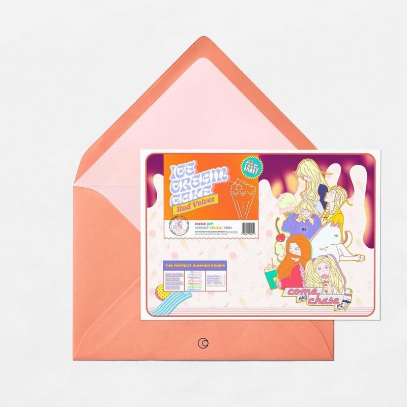 POST CARD RED VELVET ICE CREAM CAKE